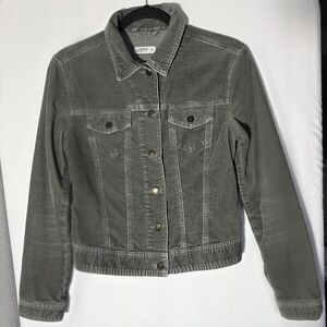 Gap 1969 Gray Corduroy Trucker Jacket XS Vintage Boho Utility Indie Gorpcore
